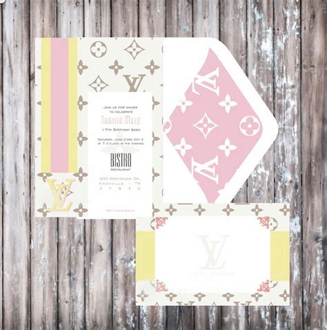 louis vuitton invitations for sale.